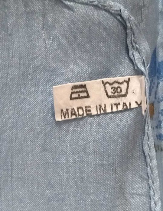 Szalik Chustka apaszka 100% Jedwab w delikatne kwiaty