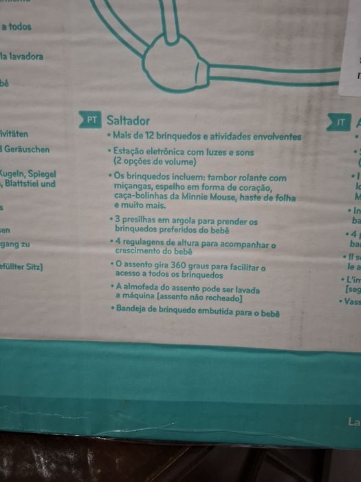 Saltitão para bebé