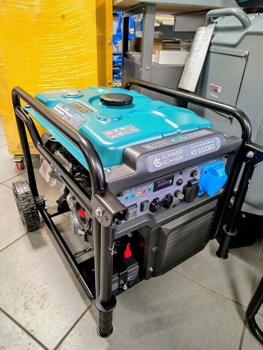 Agregat generator prądotwórczy K&S 230 6,5kW INWERTER Benz Gaz Rozruch