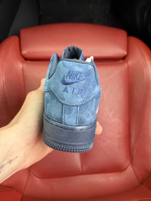 (ОПЛАТА ПІСЛЯ ОГЛЯДУ)Nike Air Force 1 Low x Supreme Blue Найк Аір Форс 1 Лоу х Супрім Сині