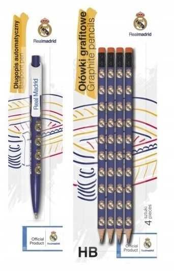 nowa bambino wyprawka szkolna dla chłopca + zestaw real madryt okazja