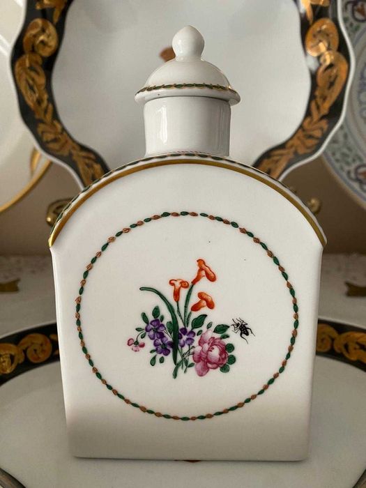 Frasco de Chá em Porcelana NG - Réplica Séc. XVIII - Palácio de Queluz