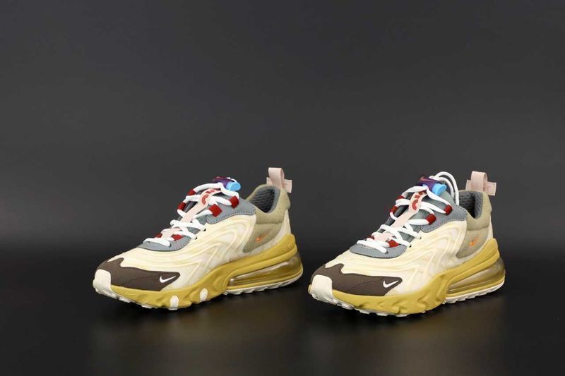 Кроссовки Nike Air Max 270 React x Travis Scott найк макс трэвис скотт