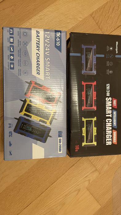 Зарядное устройство 12v 12/24v 10a 15a для авто lifepo4 зарядка