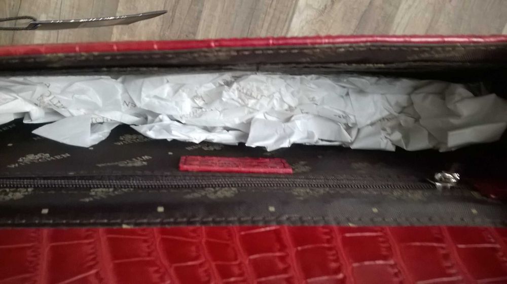 Wyjątkowa Kopertówka Wittchen skóra croco