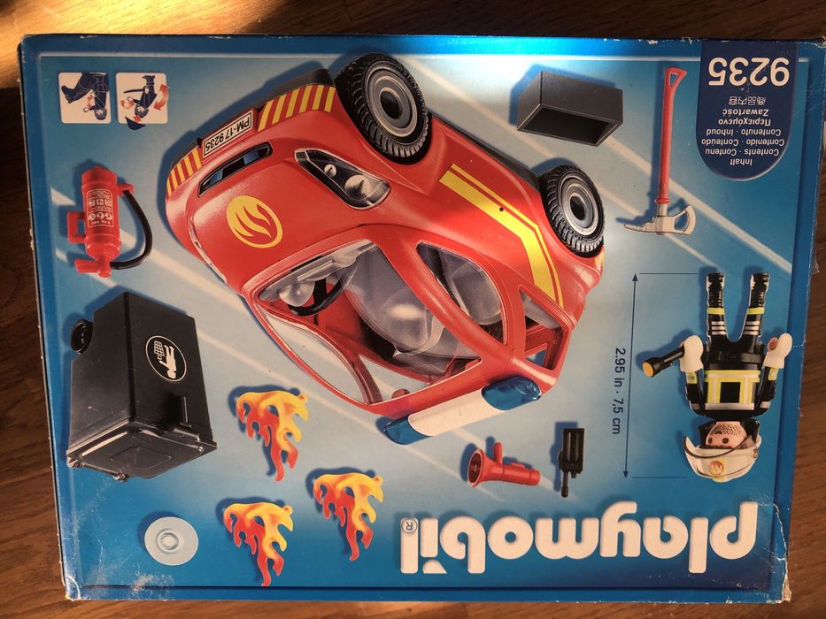 Playmobil 9235 City Action straż pożarna karton stan BDB