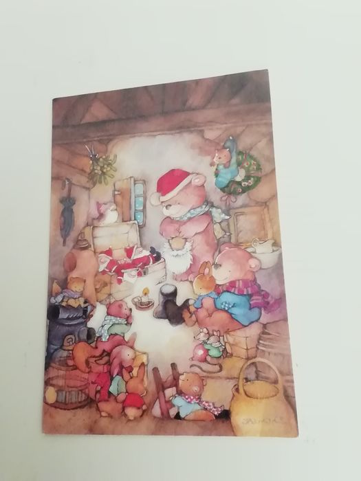 Postal de natal, marca Busquets