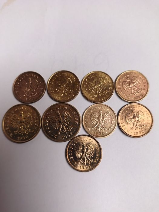 Monety 1 groszowe z lll RP