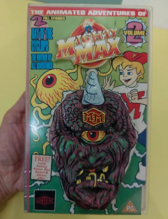 Mighty Max vol. 2 VHS raro 90's colecionador