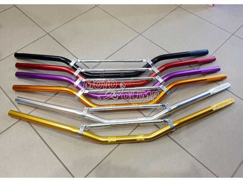 Руль / кермо на мотоцикл, 22мм с перемычкой, мото, кросс, эндуро