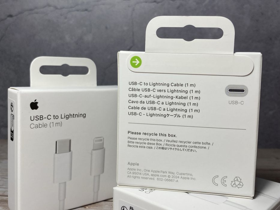 Кабель ОРИГІНАЛ для IPhone 20W | Lightning to USB-C | OEM