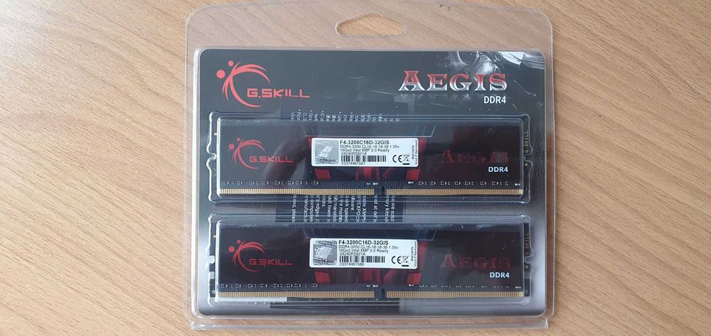 Оперативна пам'ять G.Skill Aegis DDR4 16GB (2x8Gb) 3200Mhz
