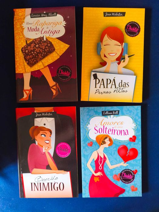 Lote 4 Livros Coleção Chicklit / Romances de Sempre - Biblok (Como Novos)