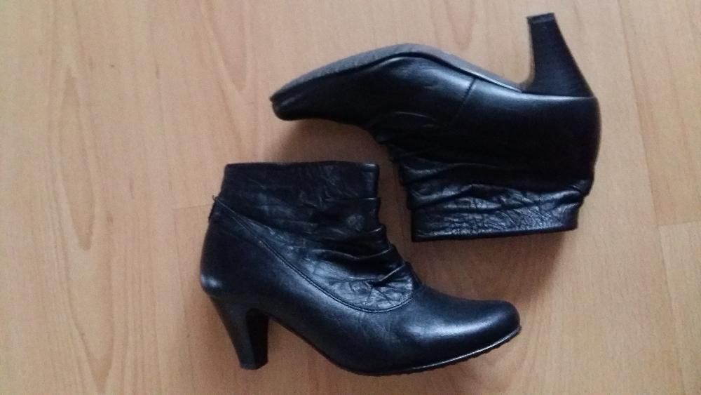 nowe botki skóra naturalna