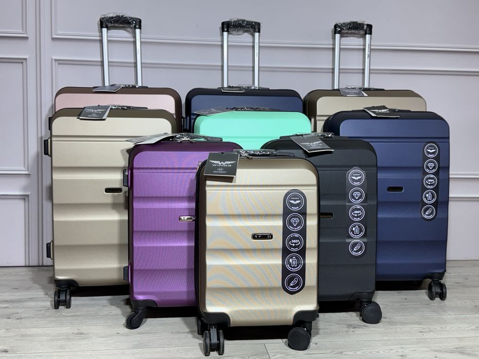 Чемодан чемоданы валіза кейс Wings AT 01 ПОЛЬША
