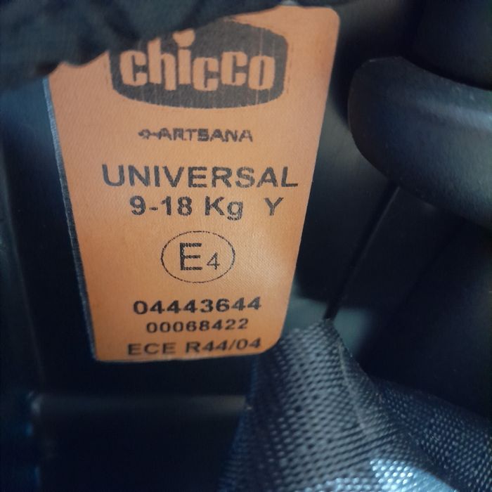 Cadeira auto chicco 9-18kg Isofix