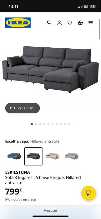 Sofá ikea Eskstuna
