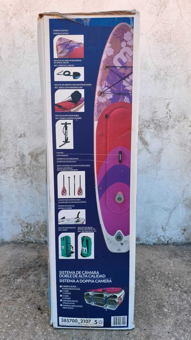 NOVA: Mistral Tabla Inflable de SUP Vivid – na embalagem original e nunca usado + Extra!
