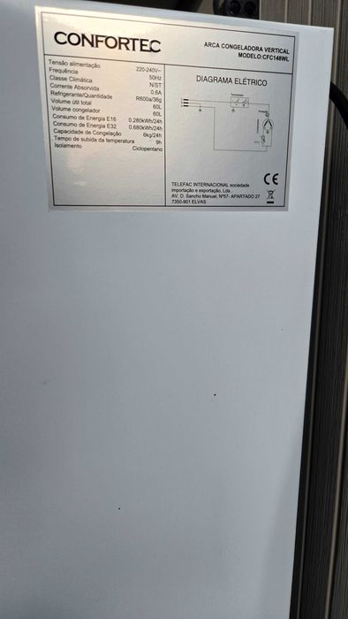 Arca congeladora vertical