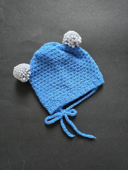 Czapka zimowa dla noworodka 0-3 miesiąca