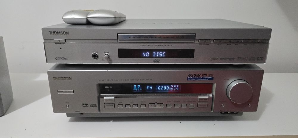 Zestaw Thomson. Amplituner Thomson DPL660HT  + DVD + Głośniki