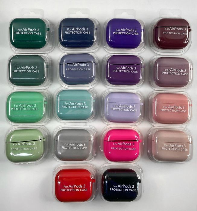 Чехол чохол для Apple AirPods Pro 3 2 4 з карабіном з мікрофіброю