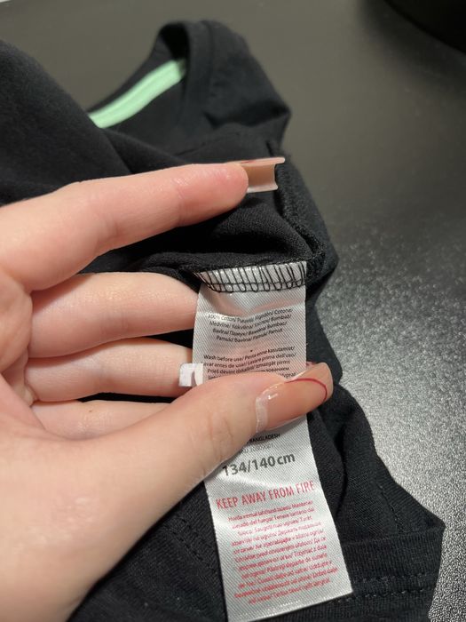 T-shirt na szelkach dziewczęcy 134/140