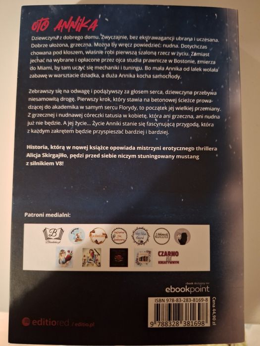 Książka Annika z wydawnictwa editiored