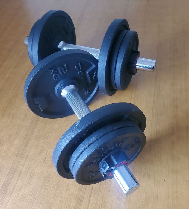 Kit Halteres de Ferro Domyos Decathlon 20kg - Como Novos