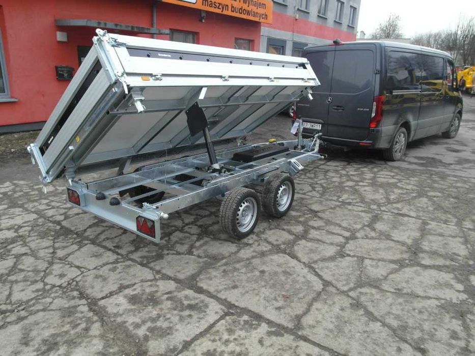 Brenderup MT2600 przyczepa laweta pod minikoparkę walec DMC 2600 kg