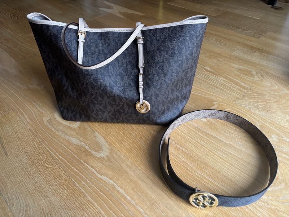 Michael Kors torebka Jet set logo jak Nowa oryginał + gratis