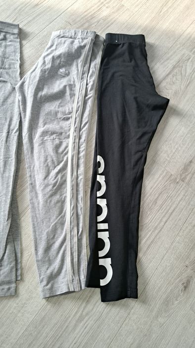 Spodnie getry legginsy dresowe  dla dziewczynki  xs  s