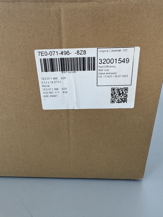 Диски VW Multivan T5 T6 R16 6.5Jx16H2 ET51 7E0 071 496 8Z8: 140
