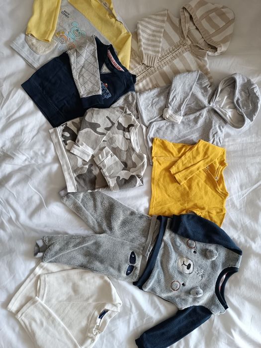 Duża paka ubrań chłopczyk 74