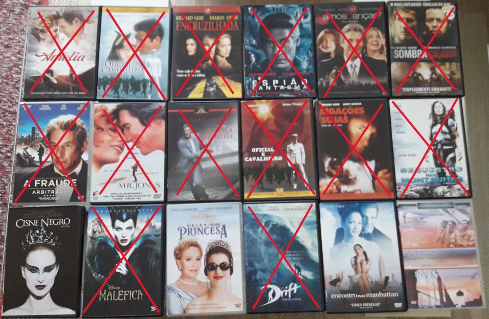 DVD's - Vários - como novos