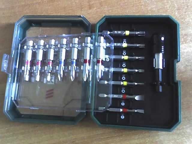 Zestaw-komplet bitow 50mm, 15 elementow