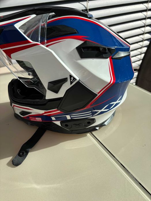 Capacete Nexx XD1 Voyager Branco/ Azul/ Vermelho Tamanho L