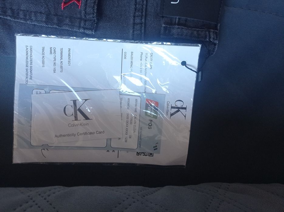 Spodnie męskie Calvin Klein slim