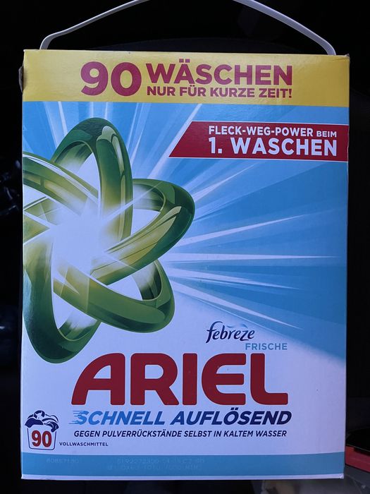 Proszek do prania z niemiec 4,95kg Ariel niemiecki