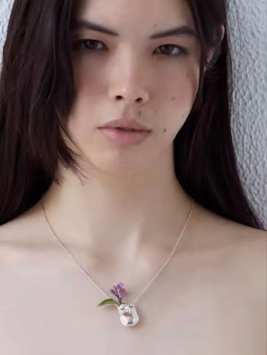 Срібний кулон мішечок Tiffany на ланцюжку