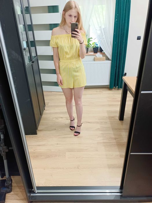 Żółty kombinezon, hiszpanka Atmosphere– rozmiar 34