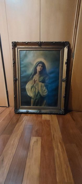 Antique painting with ornate frame427808734724106244