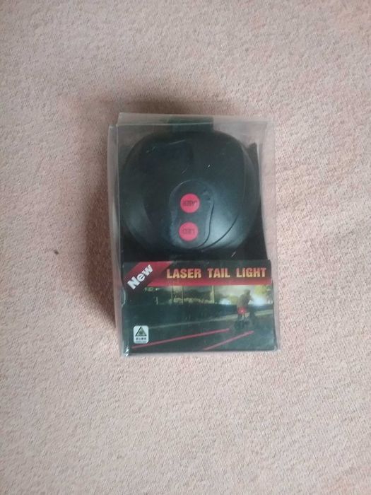 Подседельная диодная мигалка  задний фонарь с лазерами (КРАСНЫЕ ДИОДЫ)