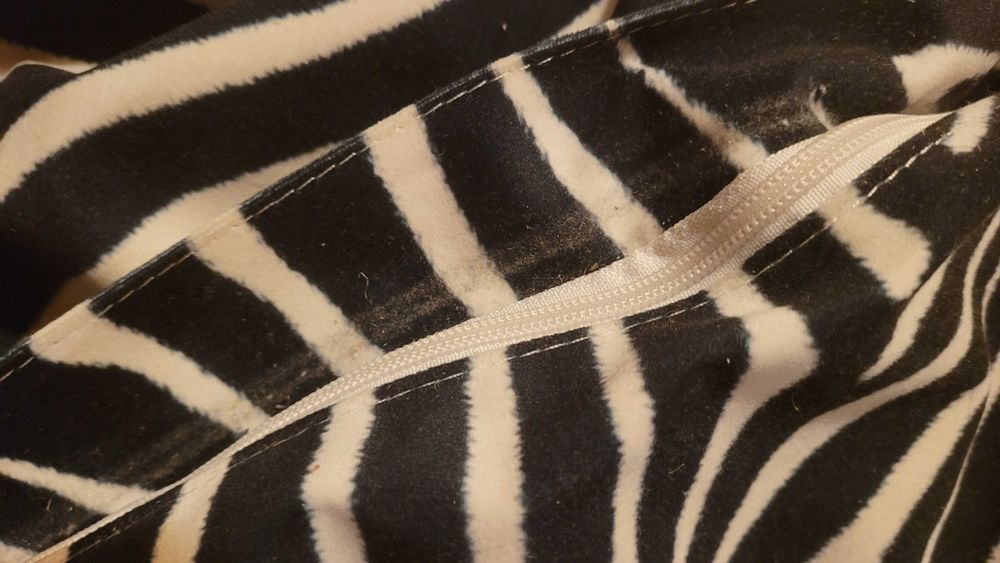 Pufa worek zebra