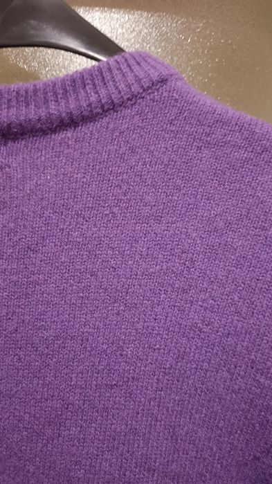 Alessandro Neri  Męski włoski sweter wełniany, 80% Wełna, Rozmiar L