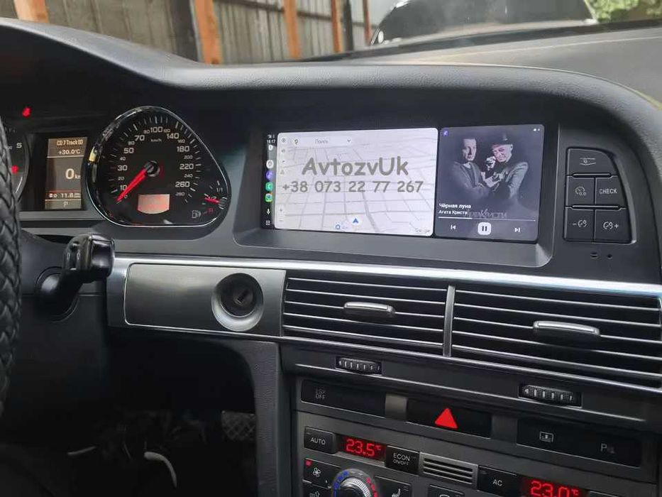 Дисплей Q7 Audi Navi A6 Ауди А6 MMA Магнітола A8 GPS CarPlay Андроїд 16