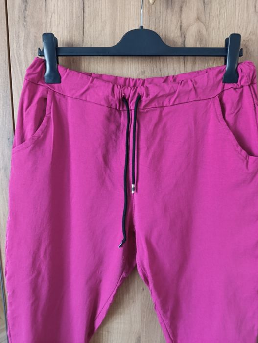 Spodnie fuksja 4XL