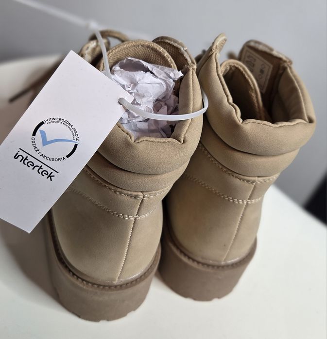 Buty Beżowe Damskie Cleve Rozm: 37
