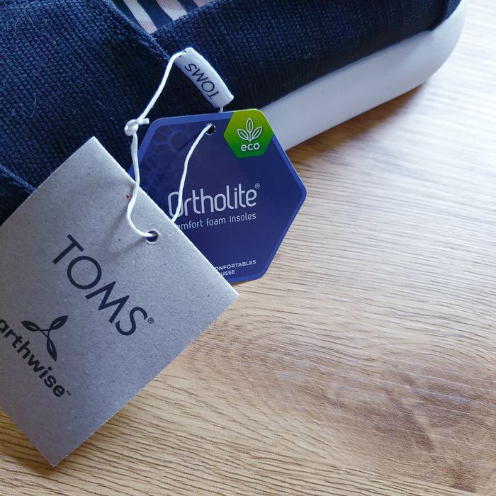 Жіночі мокасини сліпони чорні Tom's 39р.25см 25.5см 39.5