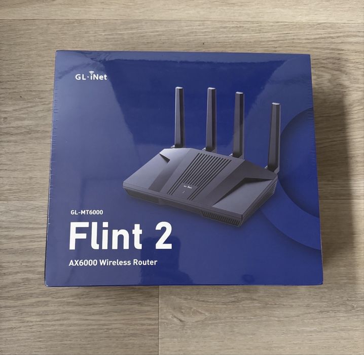 Router GL.iNet Flint 2 GL-MT6000 ruter WiFi-6